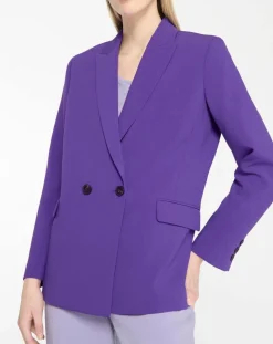 Veste blazer Rune double boutonnage violette-Galeries Lafayette Outlet