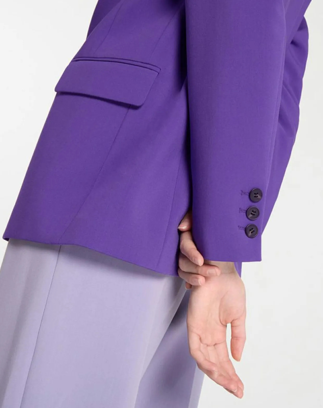 Veste blazer Rune double boutonnage violette-Galeries Lafayette Outlet