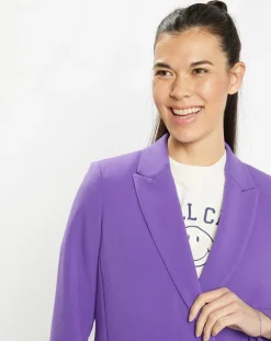 Veste blazer Rune double boutonnage violette-Galeries Lafayette Outlet
