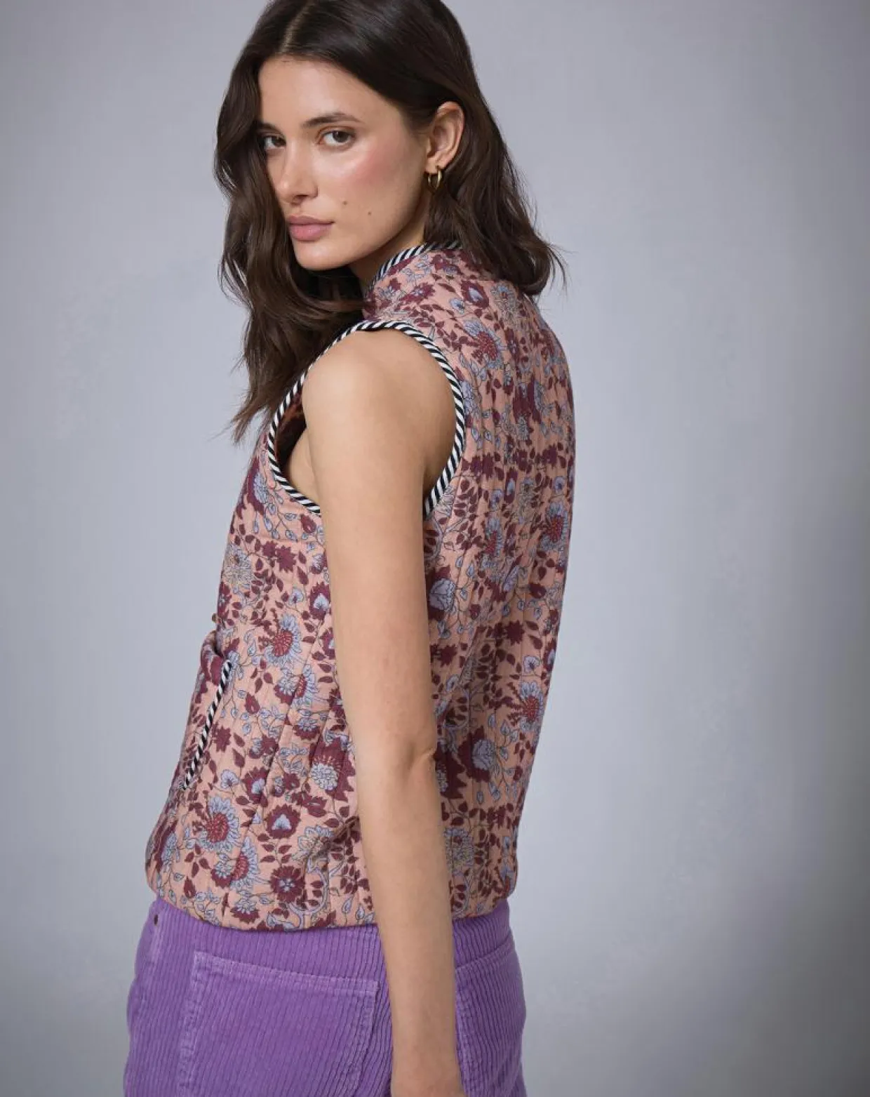 Veste Bohemian Hindi camel-Manoush New