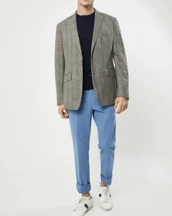 Homme Hackett London Vestes, Blousons^Veste Chek imprimée prince de galles beige