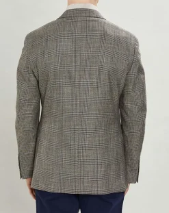 Homme Hackett London Vestes, Blousons^Veste Chek imprimée prince de galles beige