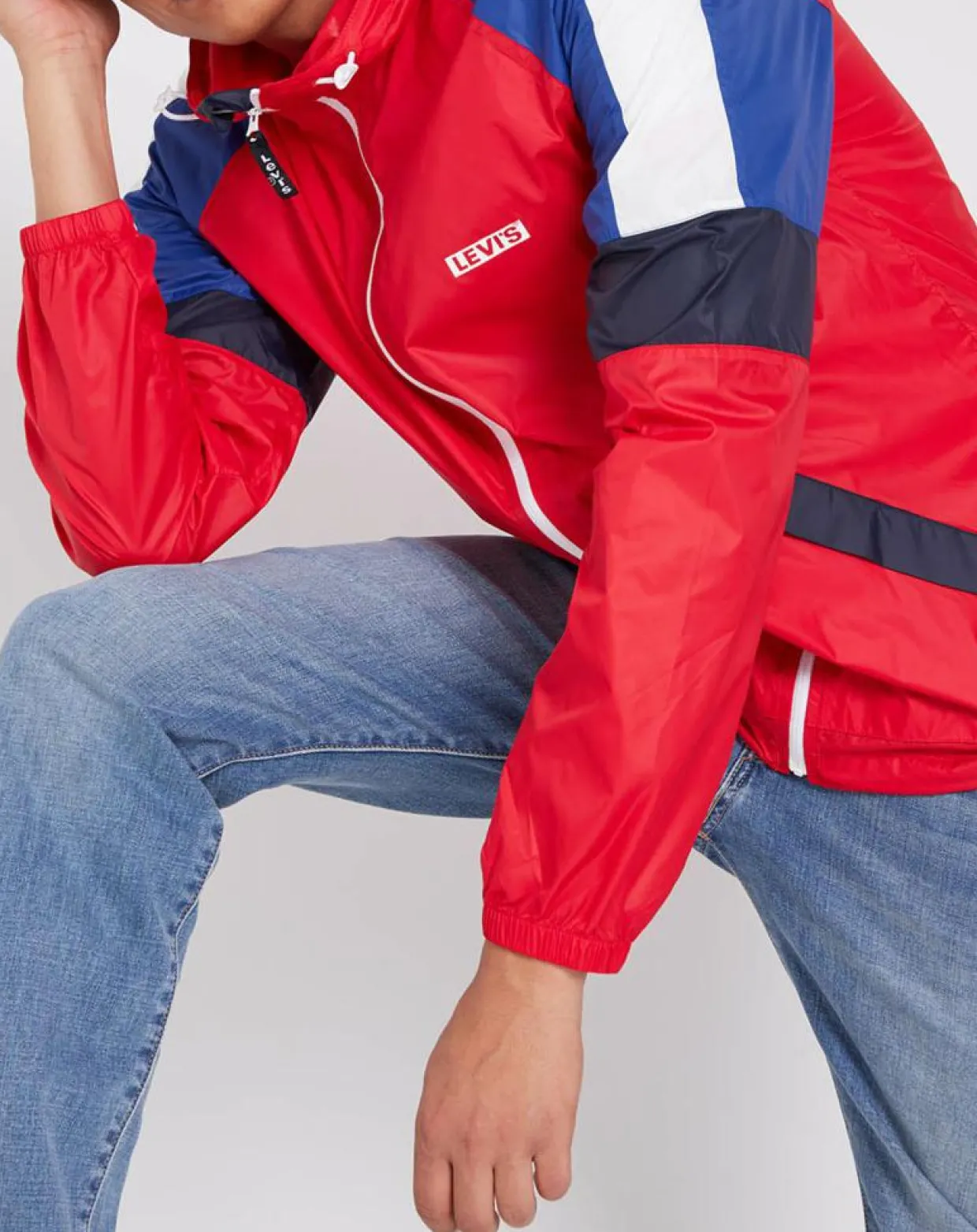 Homme Levi's® Vestes, Blousons^Veste coupe vent Colorblock Windrunner rouge