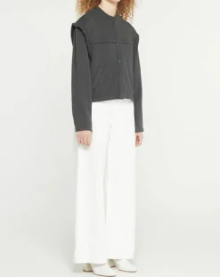 Femme Galeries Lafayette Vestes, Blousons^Veste courte en Coton Léonor gris foncé