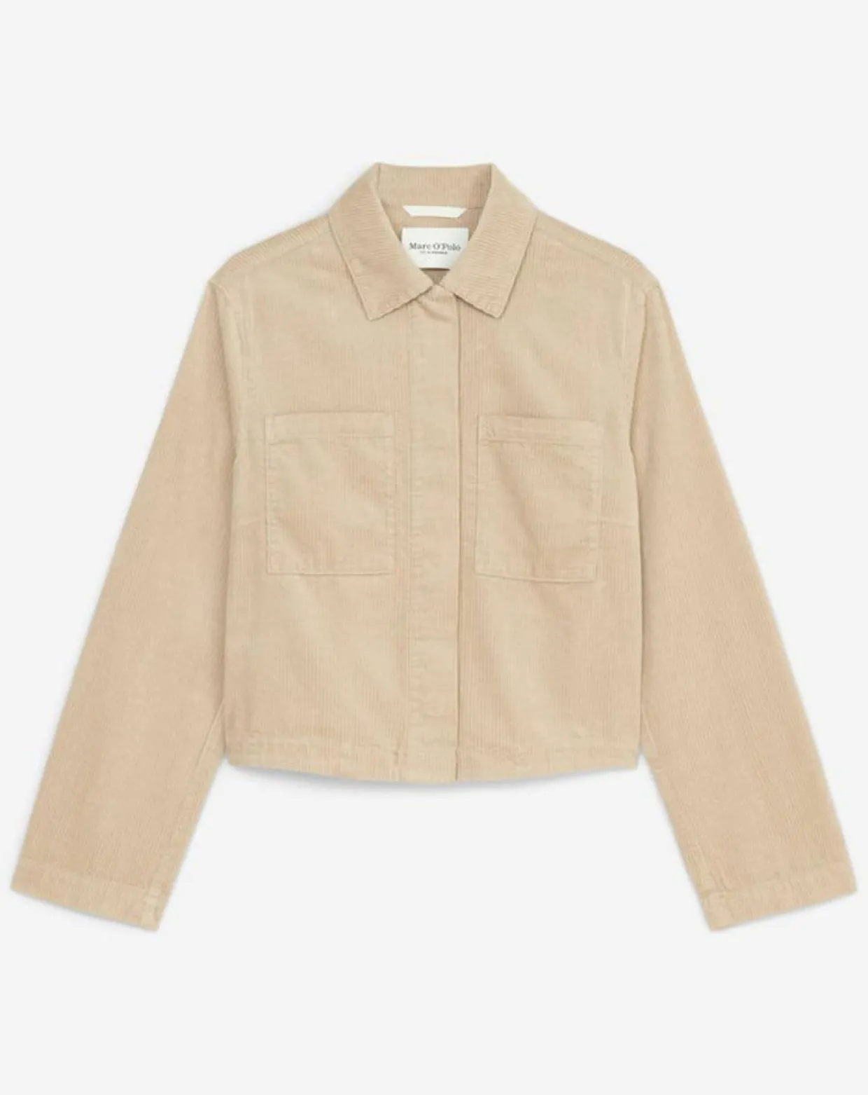 Femme Marc O'Polo Vestes, Blousons^Veste courtes en Velours côtelé beige