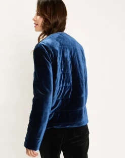 Femme Lauren Vidal Vestes, Blousons^Veste de costume en Satin Moon bleue