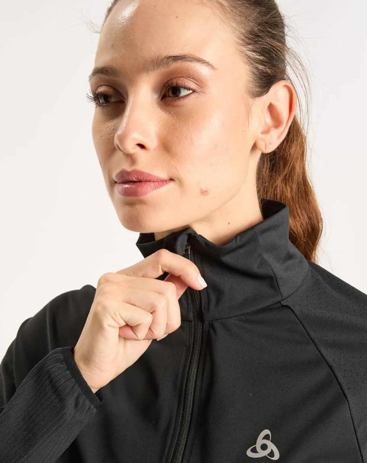 Femme Odlo Vestes, Blousons^Veste de running Zeroweight Warm Hybrid noire