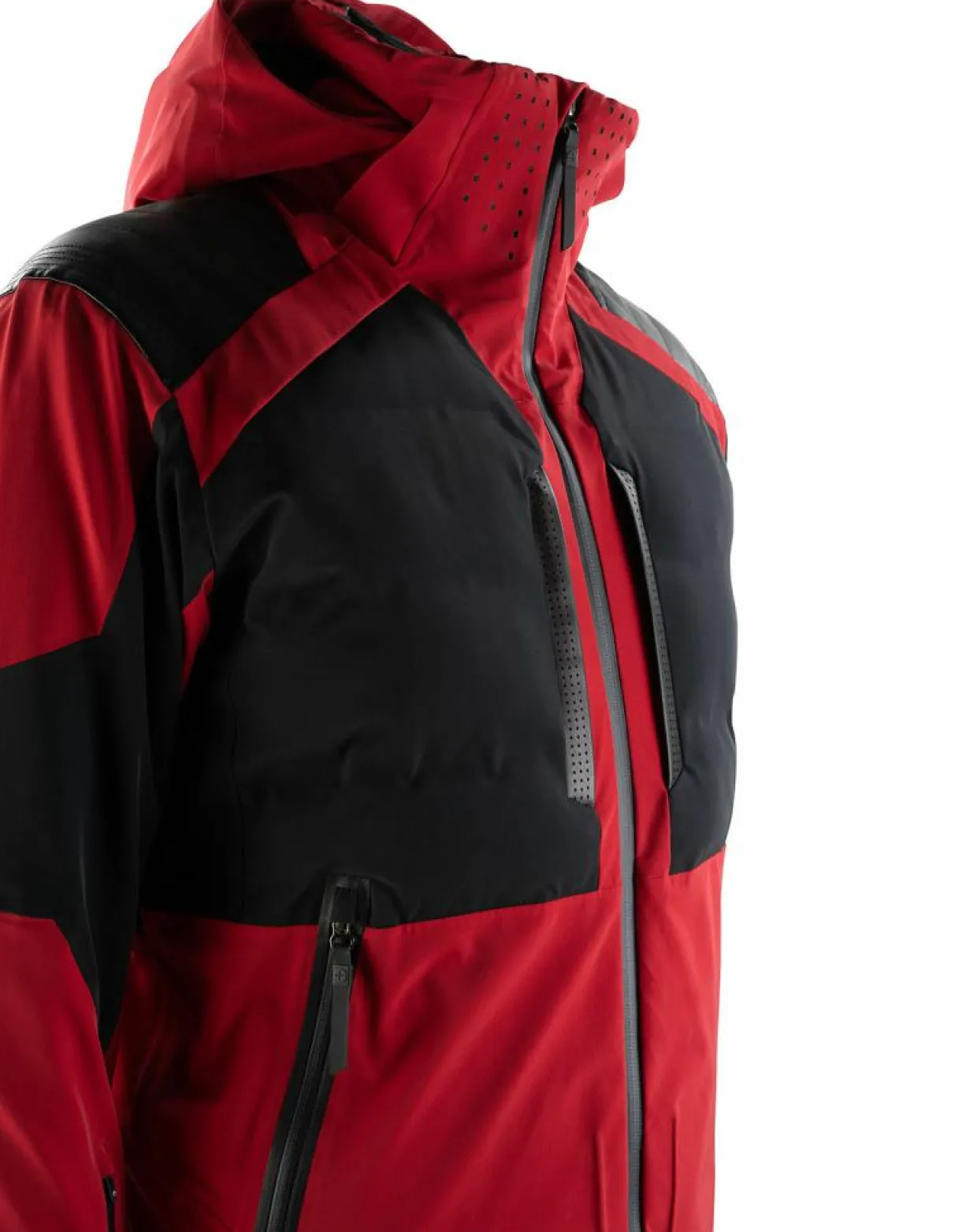 Veste de ski Apex rouge/noir-Lacroix Best