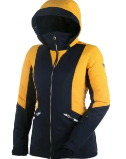 Veste de ski Aravis marine/jaune-Degré 7