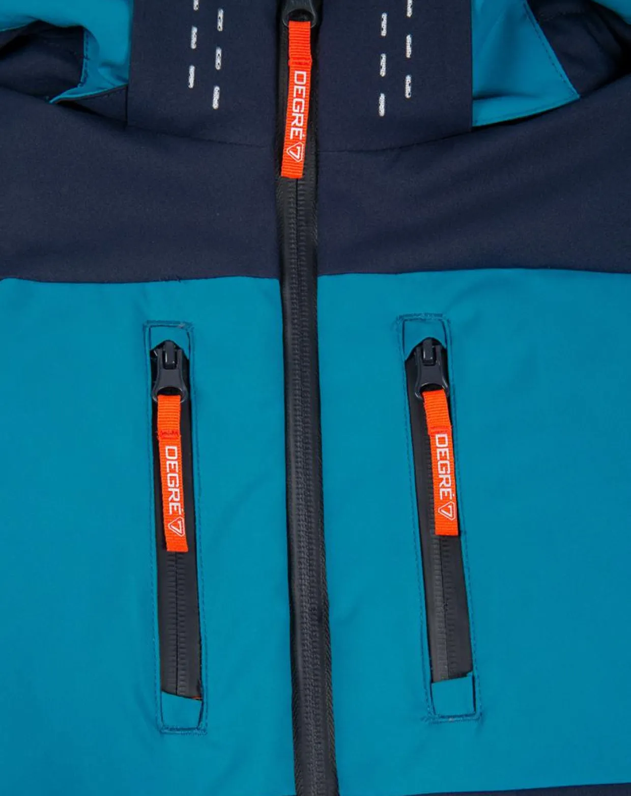 Enfant Degré 7 Garçon^Veste de ski Aspi D7 bleue