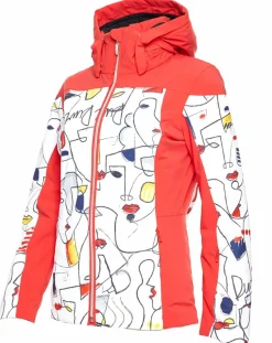 Veste de ski Ecandies rouge-Duvillard Sale