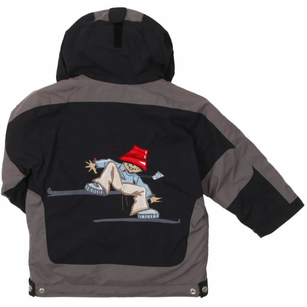 Enfant Degré 7 Garçon^Veste de Ski 3en1 Escalator noir/anthracite