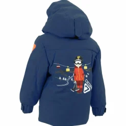 Enfant Degré 7 Garçon^Veste de Ski Fizzy bleu foncé