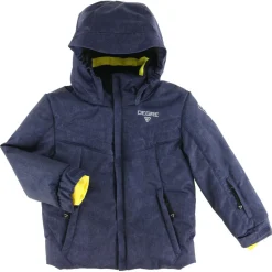 Enfant Degré 7 Garçon^Veste de ski Flam bleu marine lavé