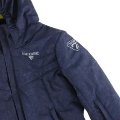 Enfant Degré 7 Garçon^Veste de ski Flam bleu marine lavé