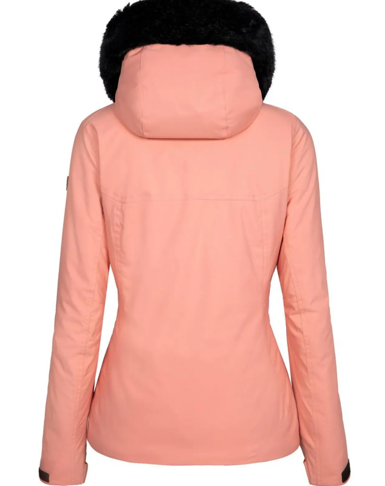 Veste de ski Geod fausse fourrure rose-Degré 7 Best
