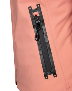 Veste de ski Geod fausse fourrure rose-Degré 7 Best