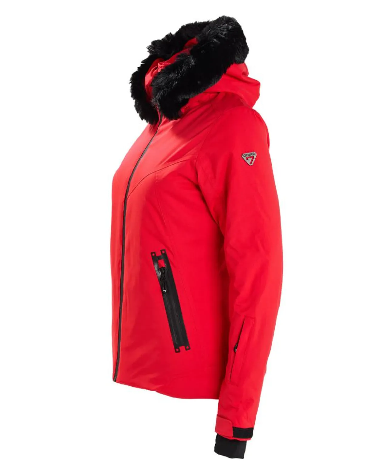 Veste de ski Geod Ff rouge-Degré 7 Outlet