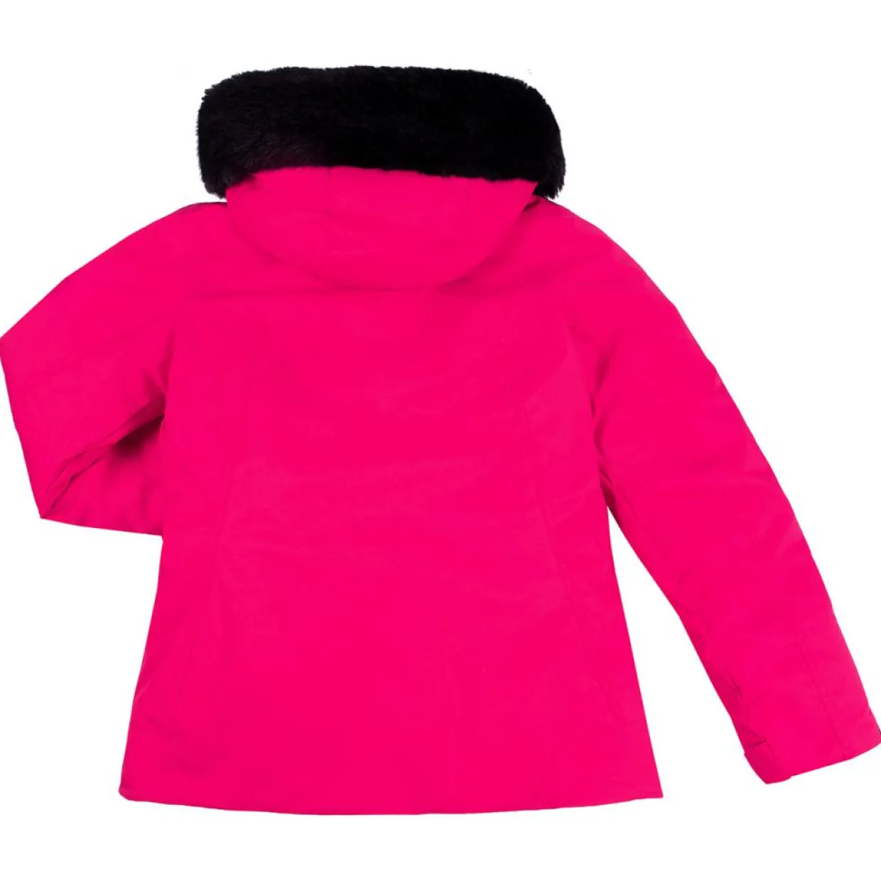 Enfant Degré 7 Fille^Veste de ski Geod JR fausse fourrure rose