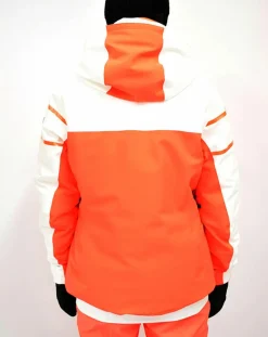 Femme Degré 7 Manteaux^Veste de Ski Loriaz blanc/orange