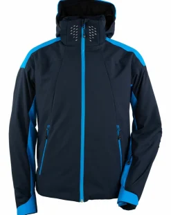 Homme Degré 7 Vestes, Blousons^Veste de ski Montets bleu foncé/ciel