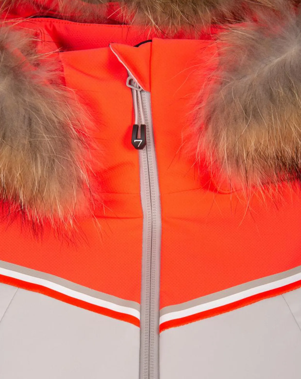 Veste de ski Sassiere grès/orange-Degré 7 Discount