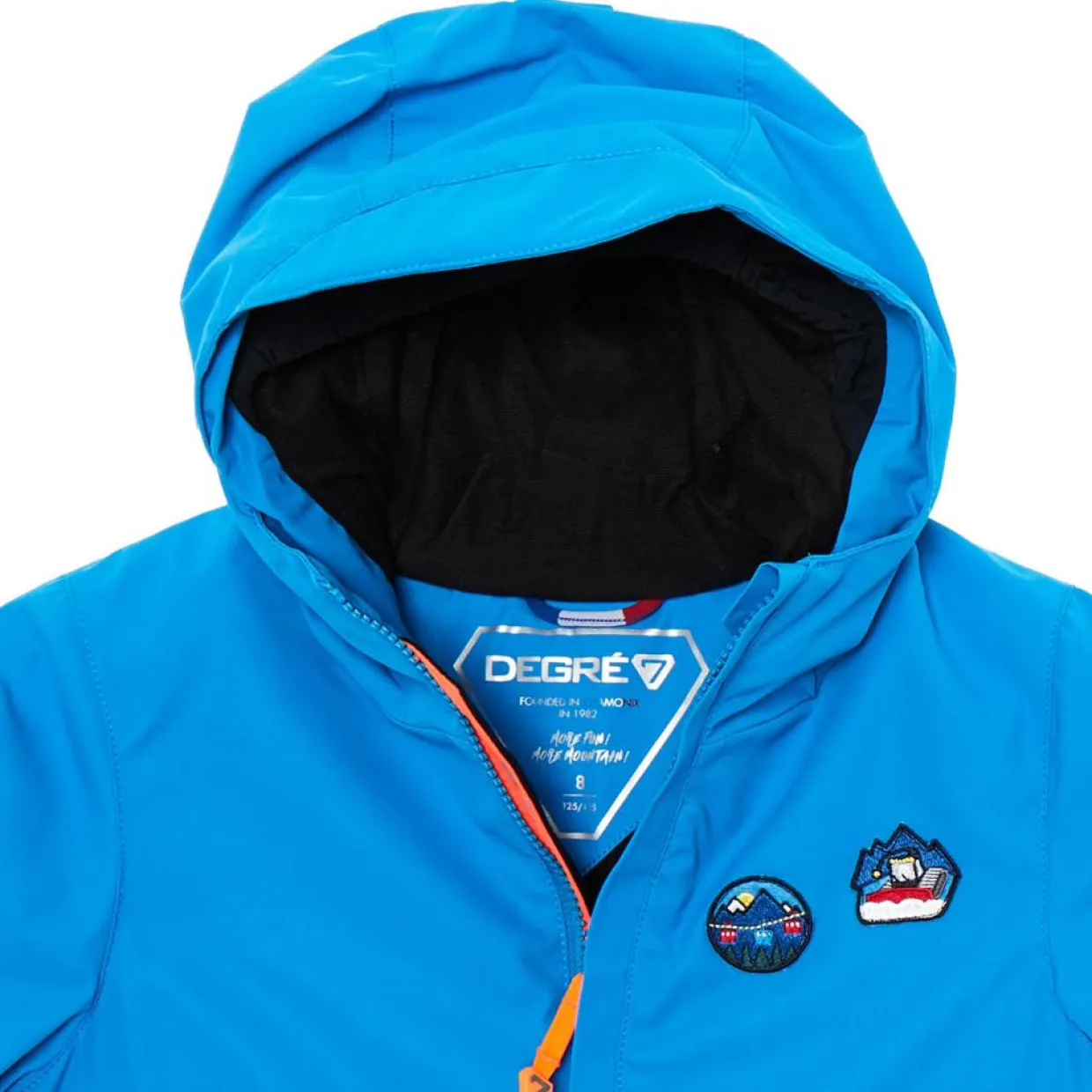 Enfant Degré 7 Garçon^Veste de ski Sledge bleu électrique