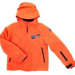Enfant Degré 7 Garçon^Veste de ski Sledge orange