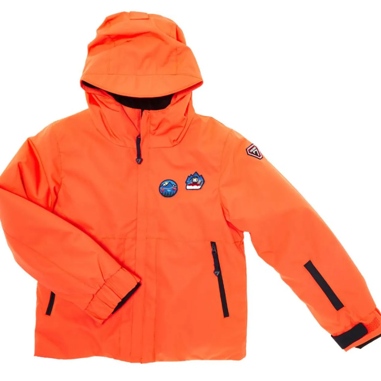 Enfant Degré 7 Garçon^Veste de ski Sledge orange