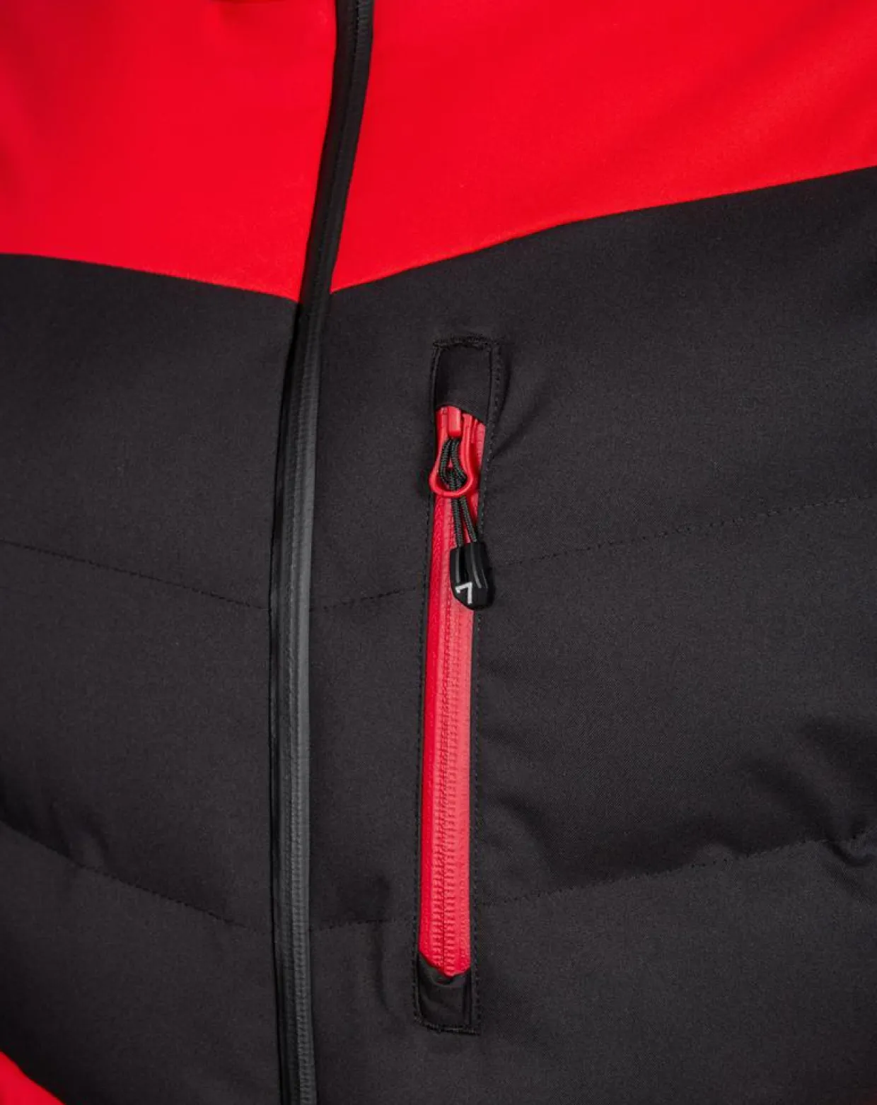 Veste de ski Ubay rouge-Degré 7 Discount
