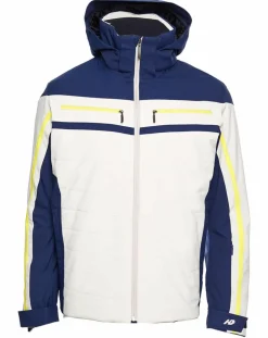 Homme Duvillard Manteaux^Veste de ski Villard écru/bleu marine