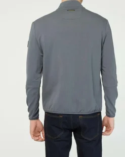 Homme Hackett London Vestes, Blousons^Veste de survêtement zippée Amr Pro Down gris/noir