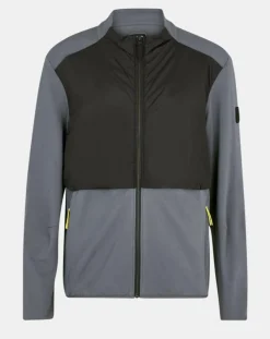 Homme Hackett London Vestes, Blousons^Veste de survêtement zippée Amr Pro Down gris/noir