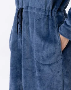 Femme Le Chat Vestes, Blousons^Veste d'intérieur en peluche flanelle Essentiel prusse
