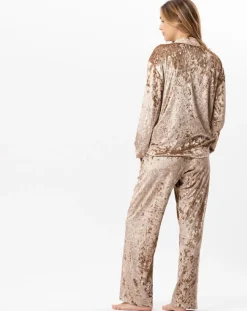 Veste d'intérieur en velours Platine dorée-Le Chat Best