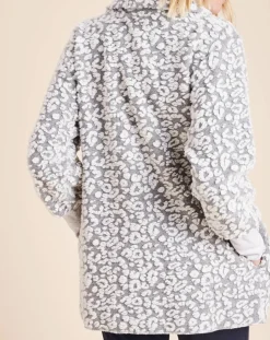 Veste d'intérieur Fauve gris/écru-Le Chat Discount