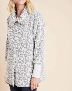 Veste d'intérieur Fauve gris/écru-Le Chat Discount