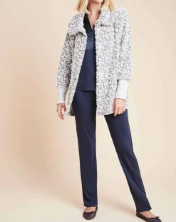 Veste d'intérieur Fauve gris/écru-Le Chat Discount