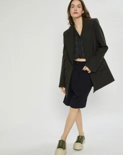 Femme Nina ricci Vestes, Blousons^Veste Double Breasted kaki foncé