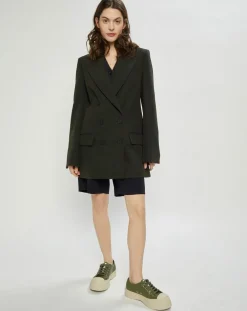 Femme Nina ricci Vestes, Blousons^Veste Double Breasted kaki foncé