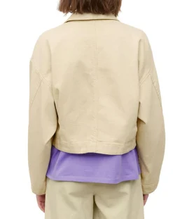 Femme Marc O'Polo Vestes, Blousons^Veste en Coton & Lin Cop beige