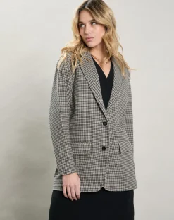 Femme Hartford Vestes, Blousons^Veste en Coton & Lin Victory beige/noir
