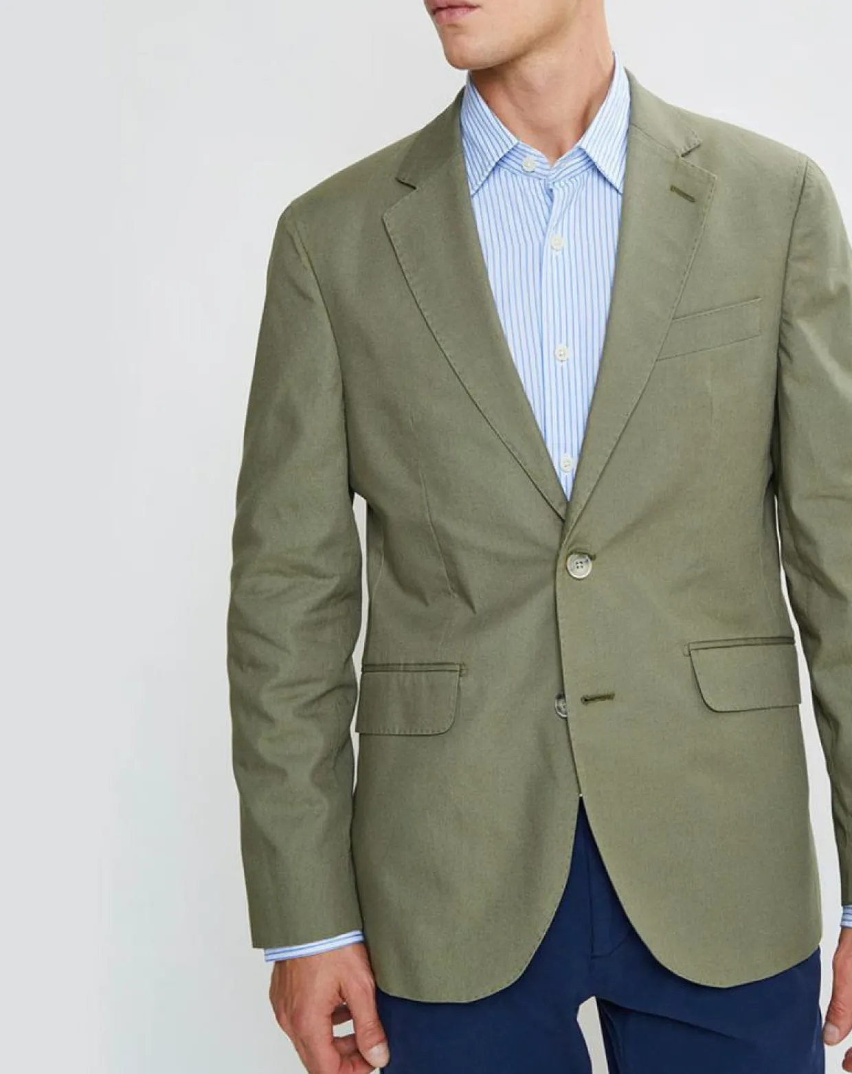 Veste en Coton Canvas kaki-Hackett London New