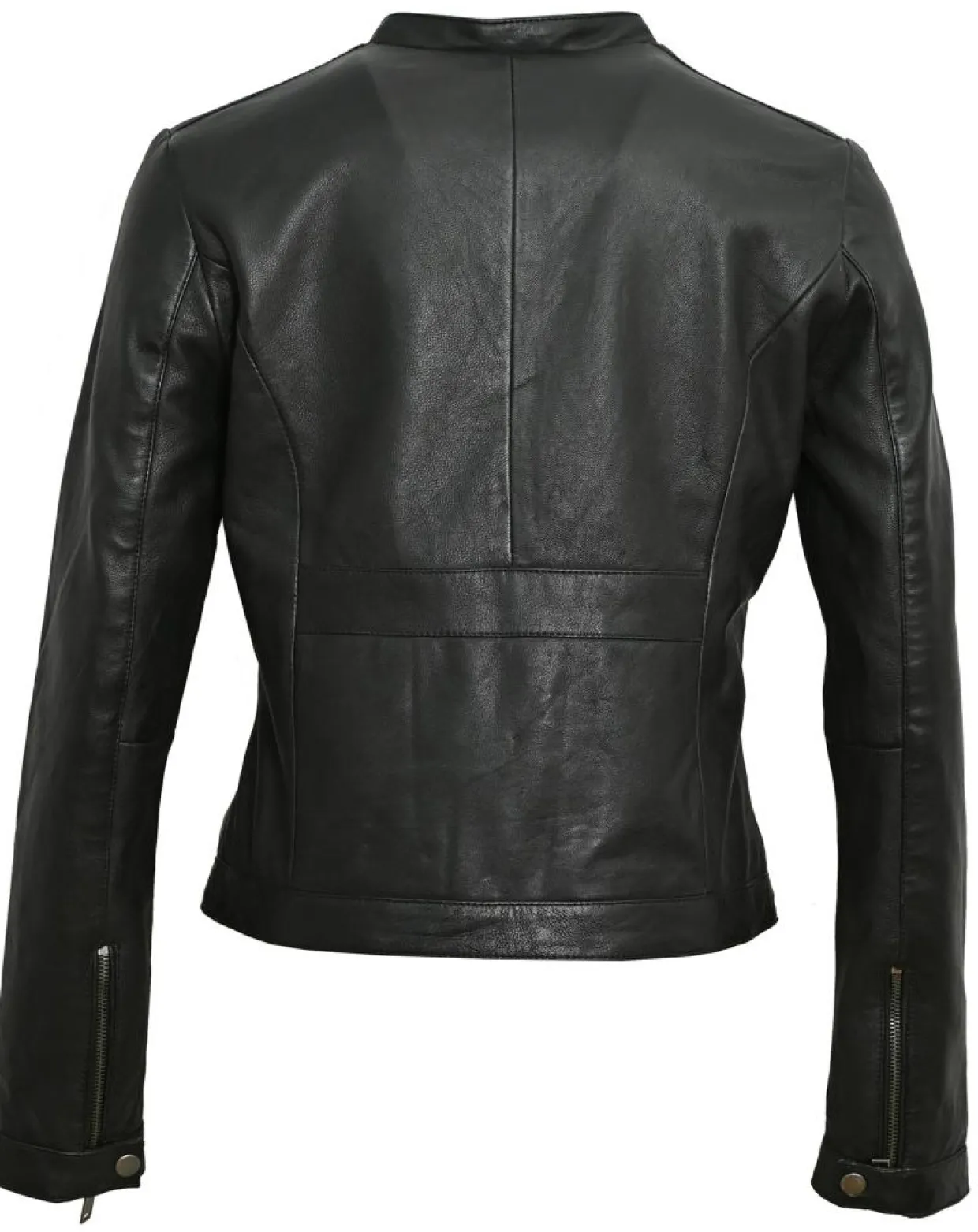 Femme Chyston Vestes, Blousons^Veste en Cuir Aiden noire