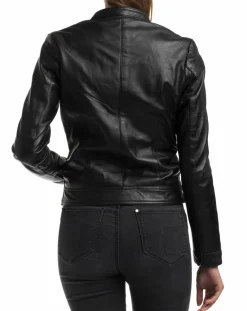 Femme Chyston Vestes, Blousons^Veste en Cuir Alison noire