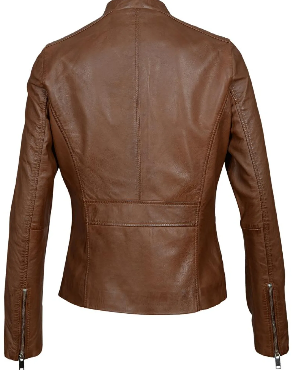 Femme Chyston Vestes, Blousons^Veste en Cuir Appoline cognac