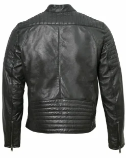 Homme Blue Wellford Vestes, Blousons^Veste en Cuir Blagnac noire