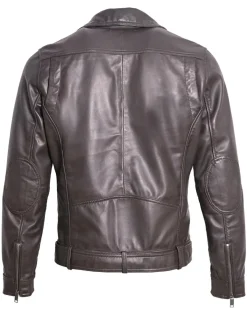 Homme Blue Wellford Vestes, Blousons^Veste en Cuir Buenos marron