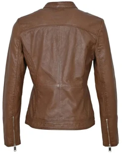 Femme Chyston Vestes, Blousons^Veste en Cuir Calissy cognac