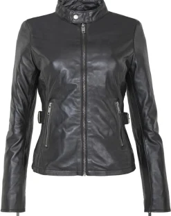 Femme Chyston Vestes, Blousons^Veste en Cuir Candice noire